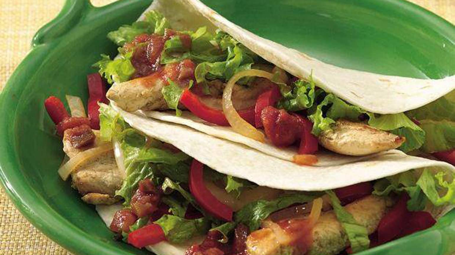 frische-poulet-fajitas